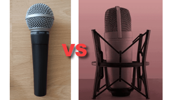 dynamisch vs condensator microfoon